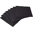 XCEL Anti Vibration Pads Furniture Pads Self Stick Versatile Adhesive Foam Rubber Pads Sheets for Appliances and Furniture, Neoprene Foam Pads Adhesive (6 in x 6 in x 1/8 in, Black - Adhesive, 8)