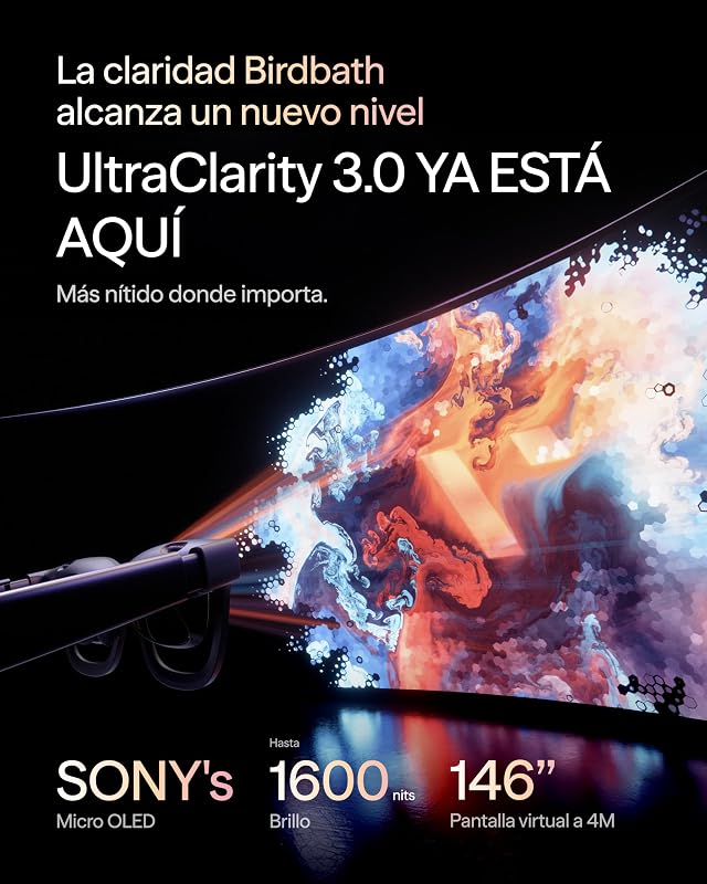 Pro 2 Gafas XR/AR – UltraClarity 3.0 120 Hz, 1600 nits, 50° FOV — foto 3 de 8