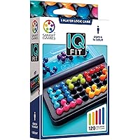 SmartGames - IQ-FIT - Educational Brainstorming - Multi-Level Strategy Game and Skill Building - Logic and Thinking Game - 6 
