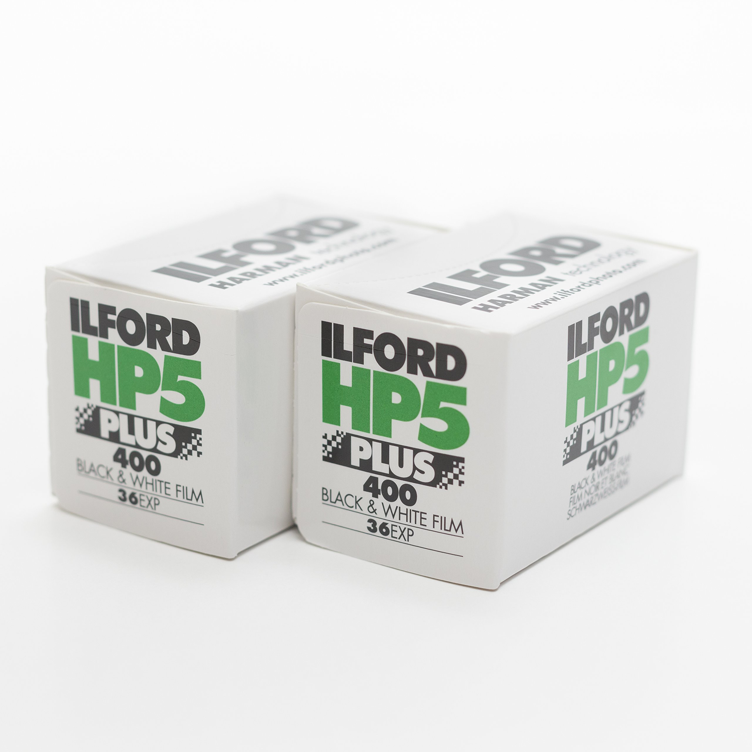 Ilford HP5 Plus Black and White Printer Film, 35 mm, ISO 400, 36 Poses 2-Pack