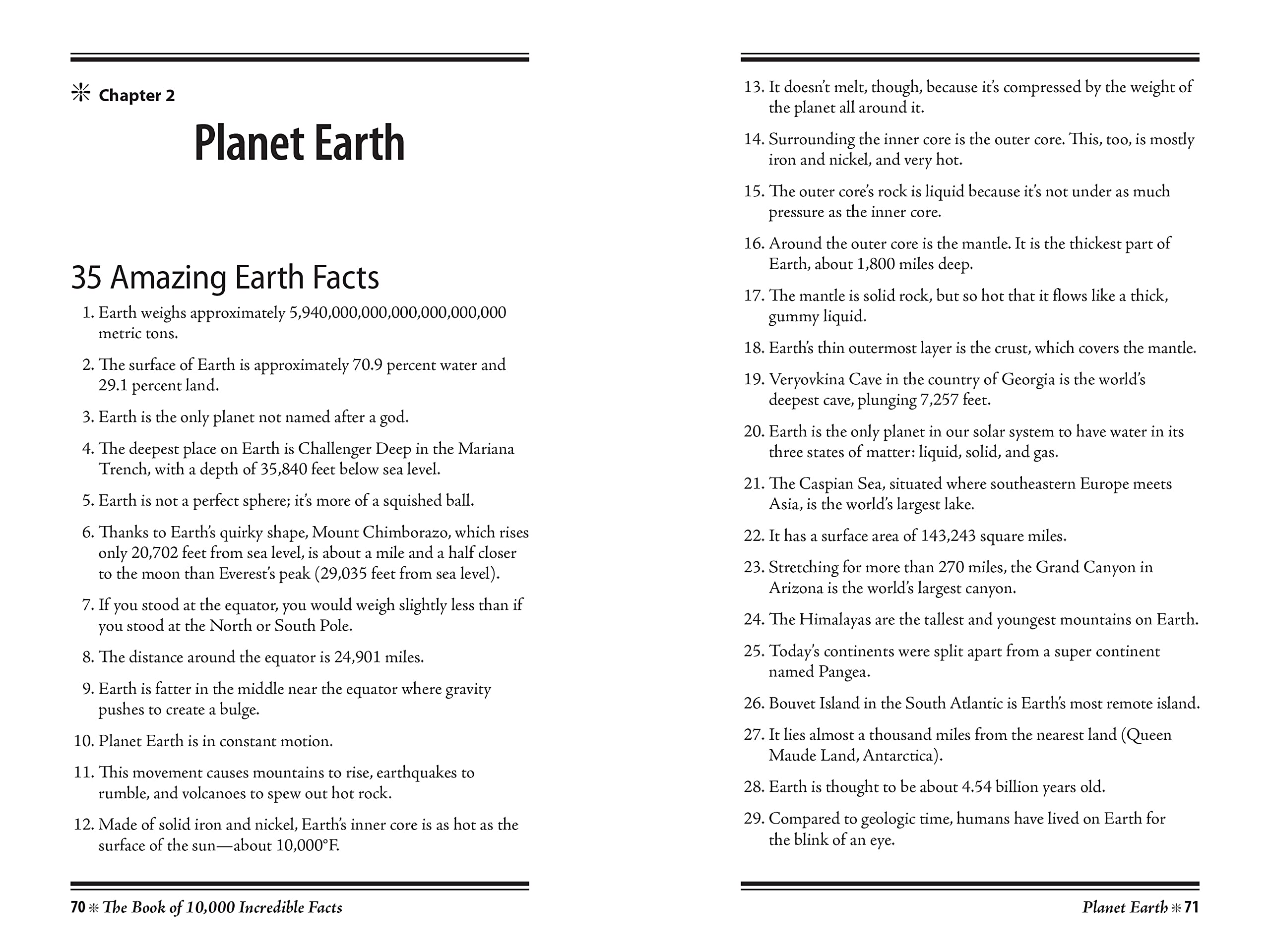 The Book of 10,000 Incredible Facts