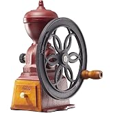 Kalita Coffee Mill, Cast Hand Grinding, Manual Diamond Mill, Red, N #42137 Antique Coffee Grinder, Adjustable Grinder, With Lid, Coffee Shop, Cafe