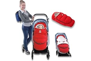 F·Y·YIYI F-Y-YIYI Bunting Bag for Stroller Sleeping Bags Thickened Warm Stroller Blanket Toddler Removable Newborn Baby footmuff Winter Baby Travel Essential