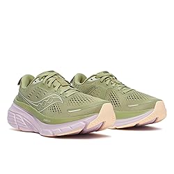 Saucony Women's Guide 18 Sneaker, Hemlock/Bloom, 5