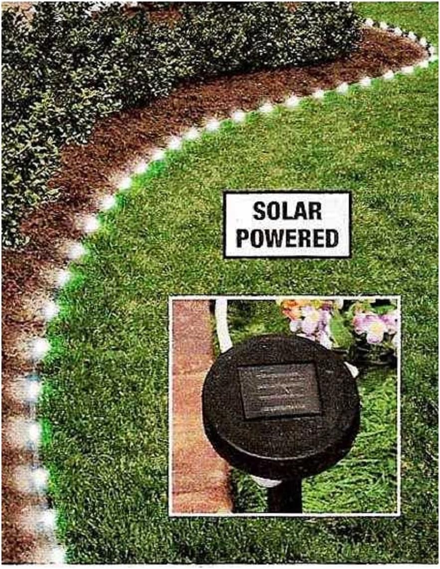 solar rope lights on Flexible Tubular Rope With 50 Clear Led Lights Trenton Gifts Solar Path Lights Illuminate Outdoor Areas Easily By Path Lights Outdoor Lighting