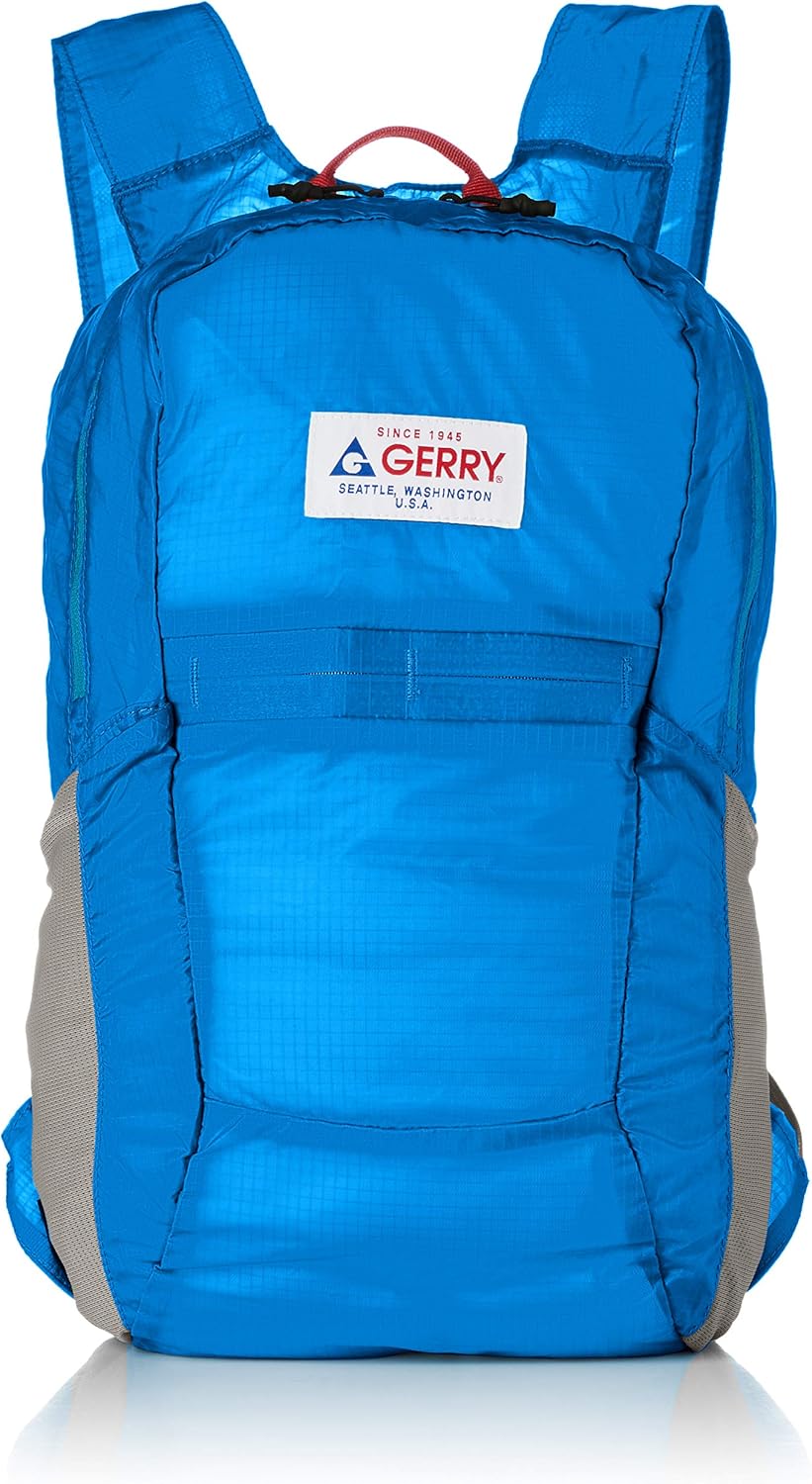 [ジェリー] リュック ポケッタブルバックパック 容量:21L カラビナ付き GE-1401 ブルー