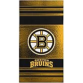 Northwest Boston Bruins NHL Microfiber Beach Towel, Quick-Dry, Soft & Absorbent Lightweight Travel Essentials for Pool or Bath, 30x60 inches