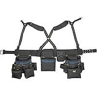 thumbnail image 2 of Contractor Pro B606 Molded Air Channel Suspenders - Padded Tool Belt Suspenders With Spring Hooks 2 of 13