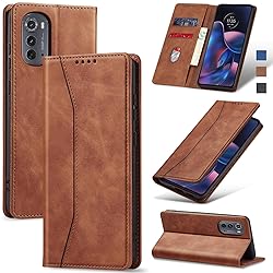 Jasonyu Flip Wallet Case for Motorola Edge