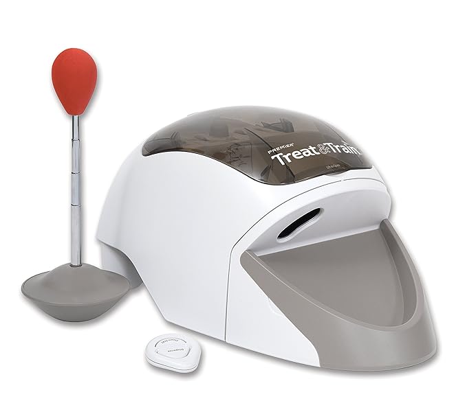 PetSafe Treat & Train Belohnungs Leckerli Hundetraining, 30Meter Reichweite, DVD Anleitung+Target Stick, für Welpen & Hunde