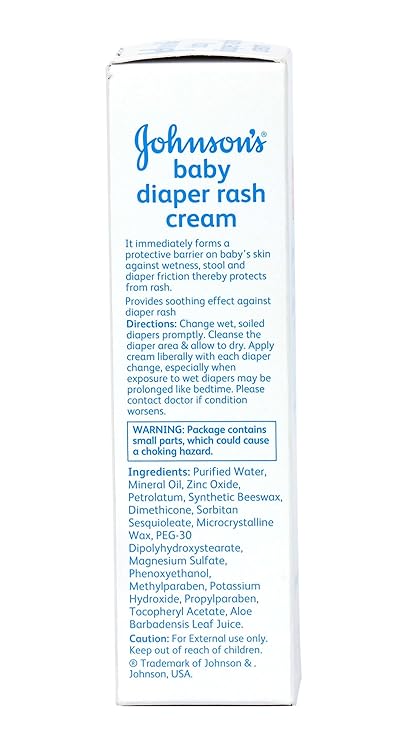 johnson's baby diaper rash cream 20g