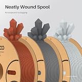 ELEGOO Marble PLA Filament 1.75mm Cement Grey 1KG Rock Stone 3D Printer view 3