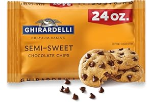 GHIRARDELLI Semi-Sweet Chocolate Premium Baking Chips Chocolate Chips for Baking, 24 OZ Bag