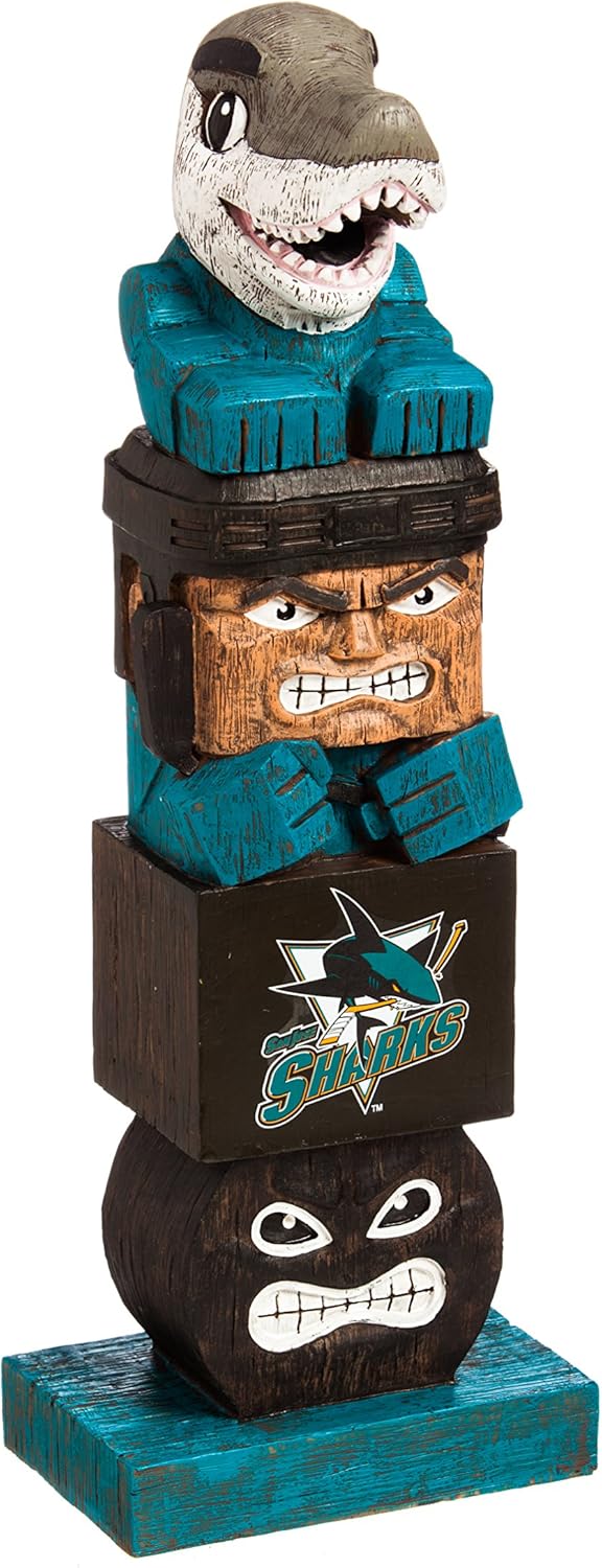 Team Sports America Evergreen NHL Anaheim Ducks Tiki Totem