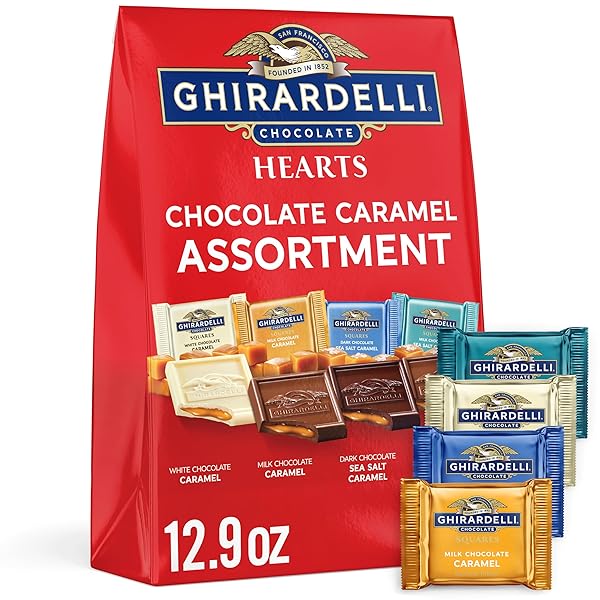 GHIRARDELLI CHOCOLATE CARAMEL SQUARES ASSORTMENT, 12.9 OZ BAG...