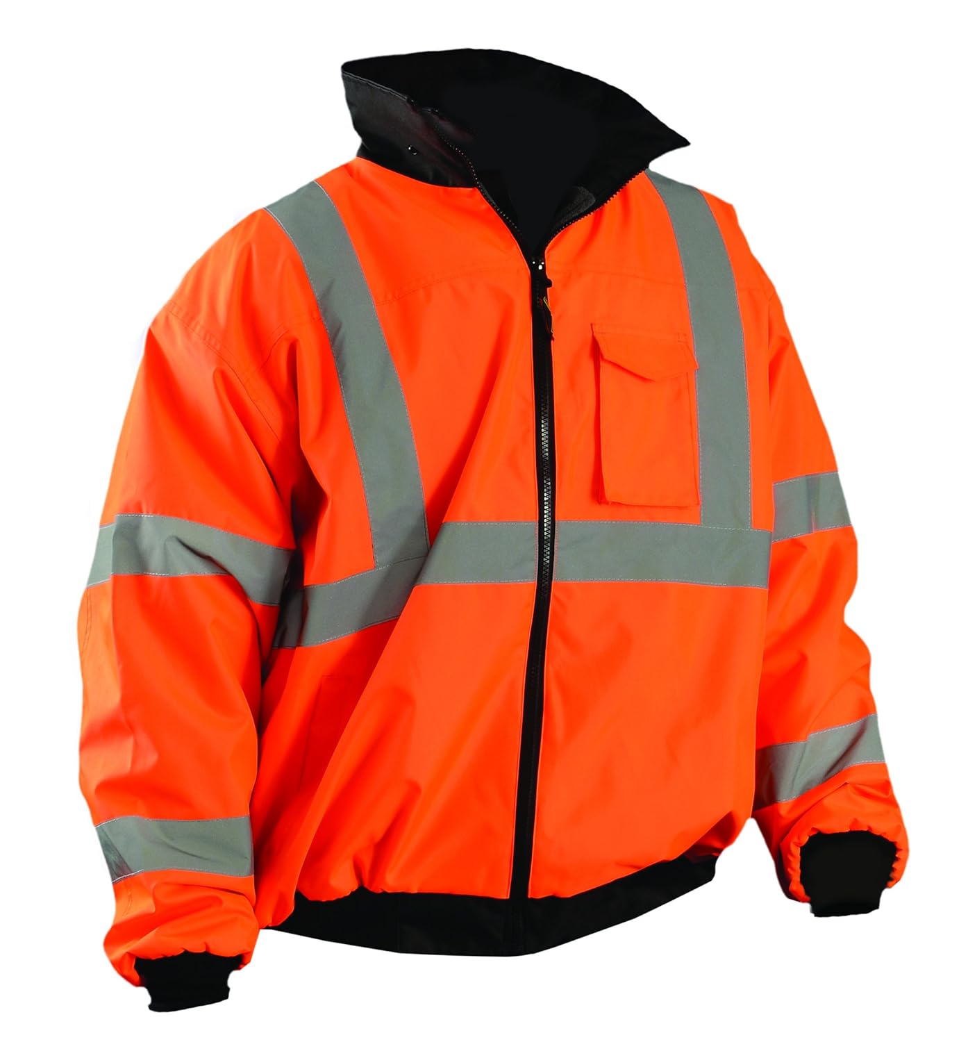 OccuNomix X-Large Hi-Viz Yellow Polyester Bomber Jacket: Industrial & Scientific
