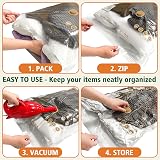 STORAGE MASTER Jumbo Space Saver Bags Pack of 9 Reusable Vacuum Bags view 4