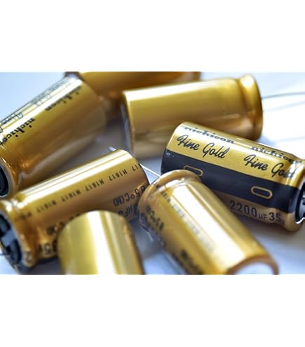 Nichicon UES1H220MPM Electrolytic Capacitors – 22uF 50V Bipolar, 10x12.5mm, 10-Pack, 85°C