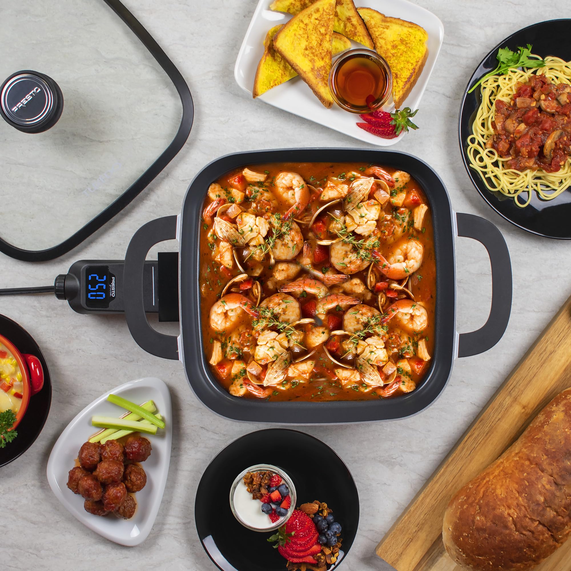 Presto 07118 Tuxedo? Digital Precision Skillet Multi-Cooker