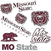 Desert Cactus Missouri State University Sticker Bears MO MSUr Vinyl Decals Laptop Water Bottle Car Scrapbook Sheet T2 (Type 2-2)
