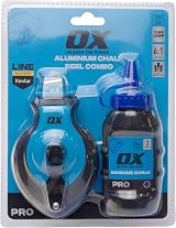 OX Tools Pro Aluminium Kevlar Chalk Line Reel Refill Blue Durable Tradesperson view 6
