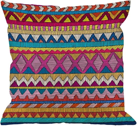 Amazon Com Hgod Designs Indian Sari Pillow Covers Decorative