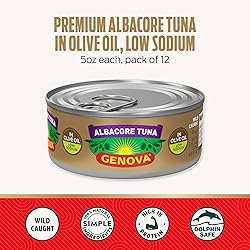 Genova Premium Albacore Tuna in Olive Oil, 5 Ounce