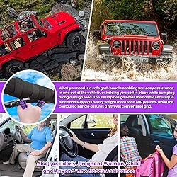 4 x Roll Bar Grab Handles Grip Handle for Jeep
