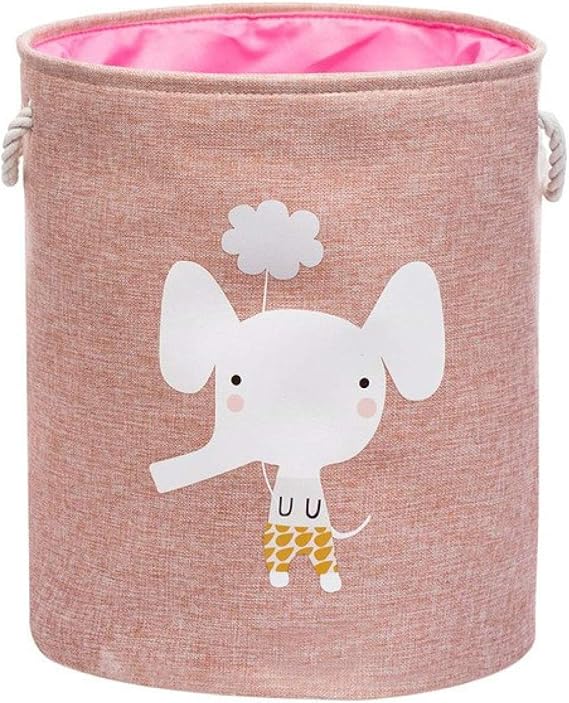 BECCYYLY Storage Bucketlarge Foldable Laundry Basket with Lid Toy