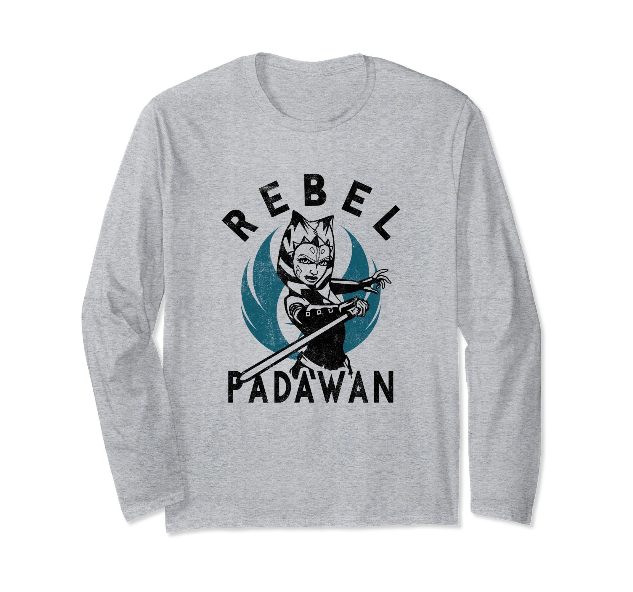 Star Wars: Clone Wars Ahsoka Rebel Padawan Portrait Long Sleeve T-Shirt