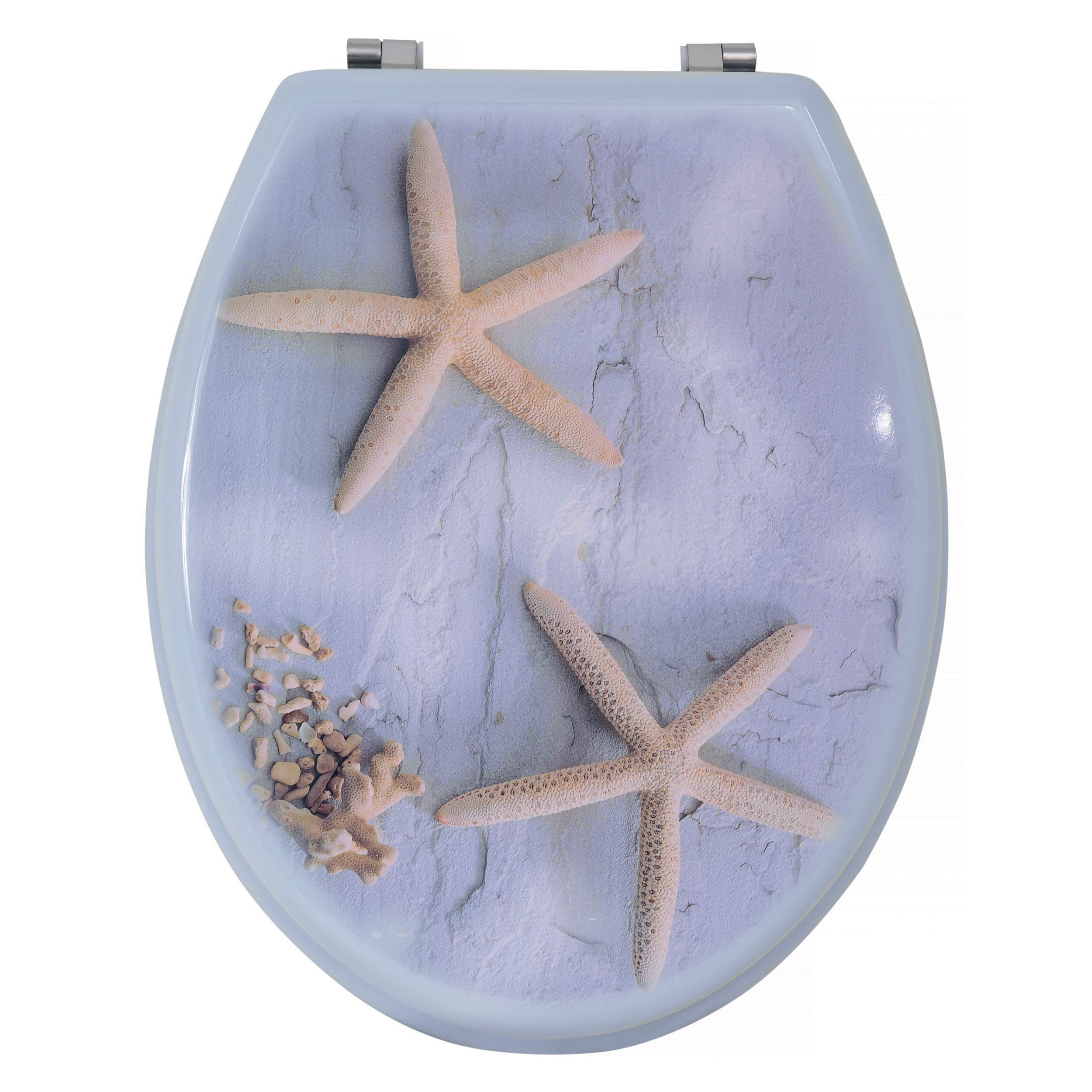 MSV "Starfish Toilet Seat, Multi-Colour