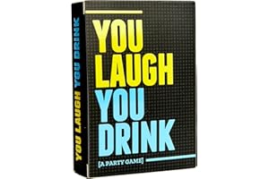 DSS GAMES You Laugh You Drink - The Drinking Game for People Who Can't Keep a Straight Face [A Party Game]