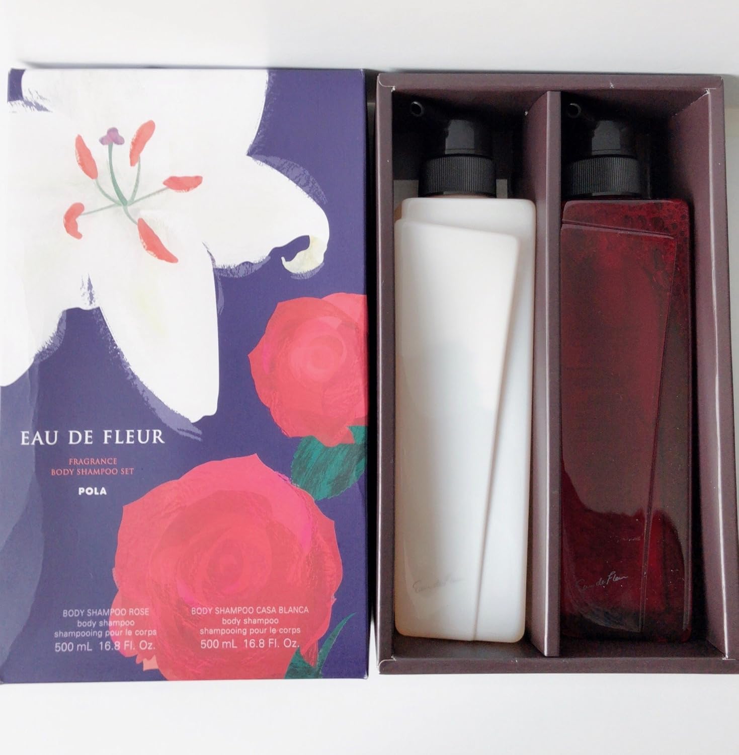 Amazoncom Pola Eau De Fleur Fragrance Body Shampoo Set