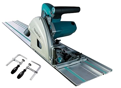 Makita Tauchsäge mit Führungsschiene, Zwingen und Makpac, SP6000JSP1