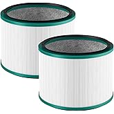 2-Pack HP01 HP02 HEPA Filter Compatible with Dyson Pure Hot Cool Link HP01 HP02 & Dyson Pure Cool Link desk fan DP01 DP02, Compare to Part # 968125-03