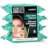 Global Beauty Care Makeup Remover Wipes (120 Count, Aloe Vera)