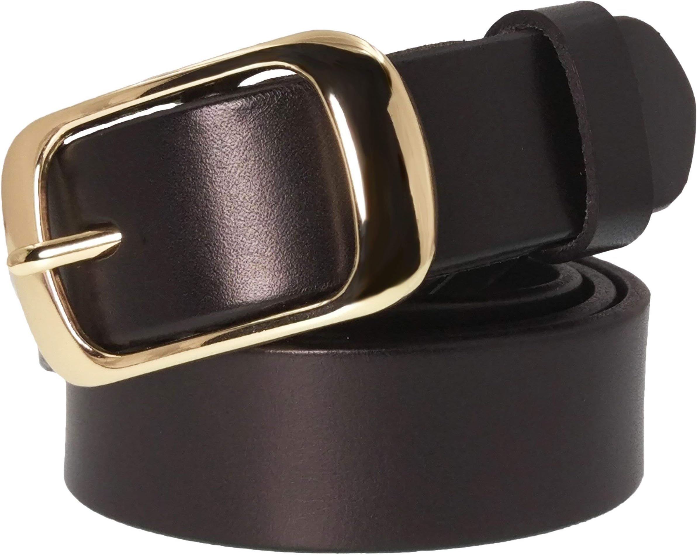 West Leathers Women's Premium Solid Thick Full Grain Leather Belt - Guaranteed No Break Belts
