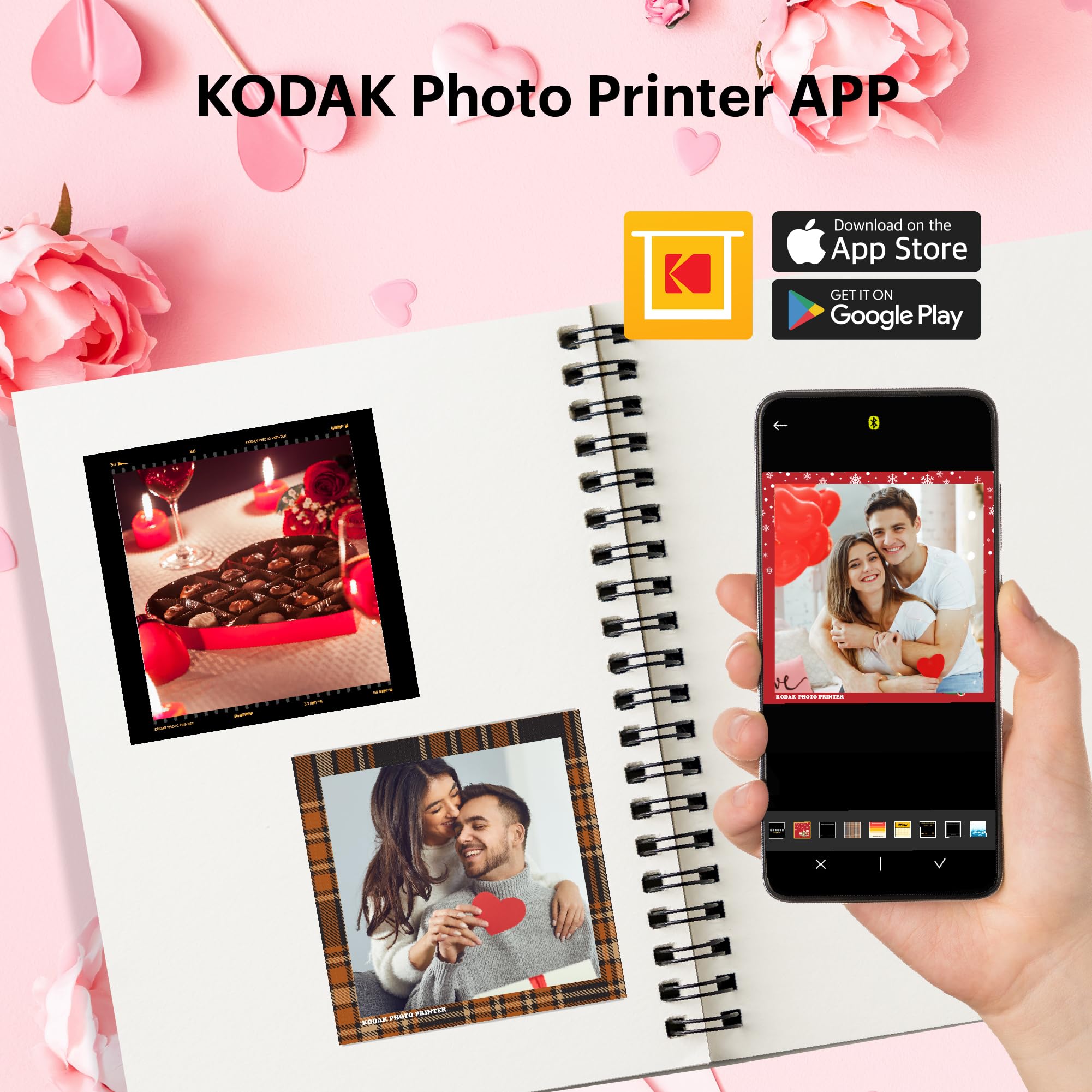 KODAK Mini Shot 3 Retro 4PASS 2-in-1 Instant Digital Camera and Photo Printer (3x3 inches) Initial 8 Sheets + 60 Sheets Gift Bundle, Yellow (NOT Zink)