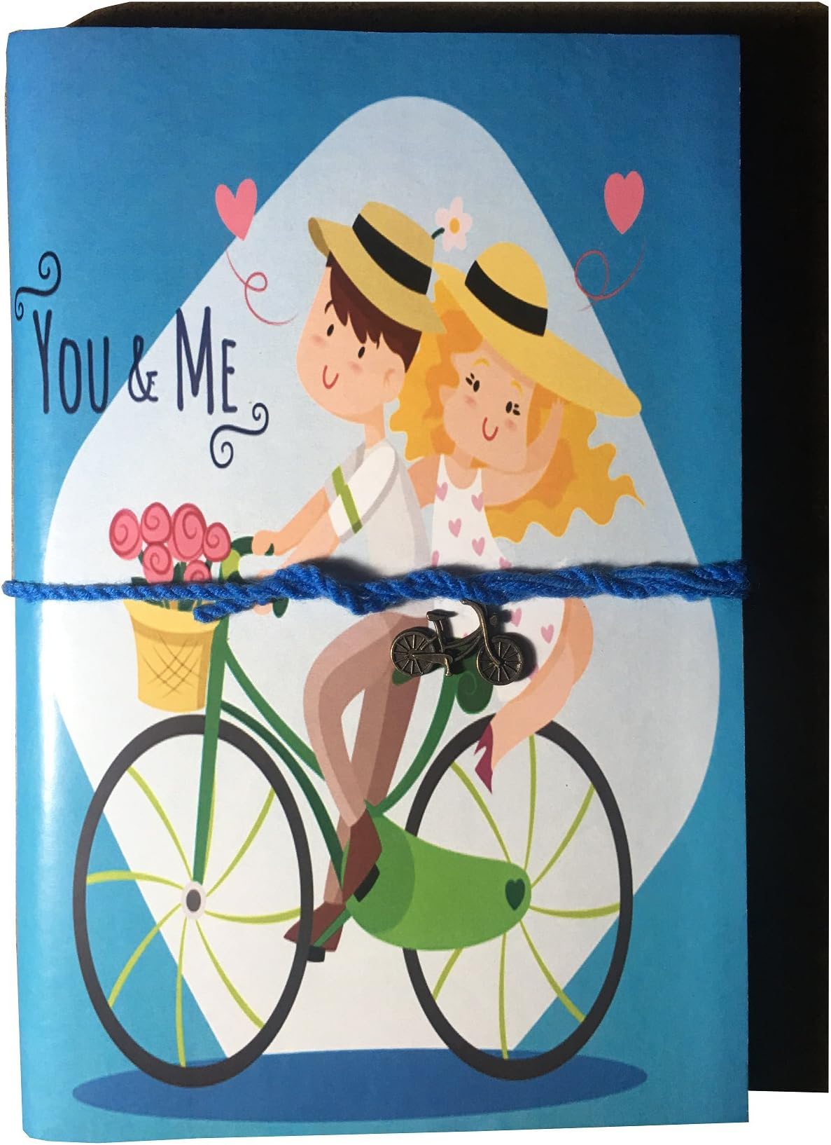 Goonj Creations Handmade Diary You&Me ( 20.32 X 13.97 cm )