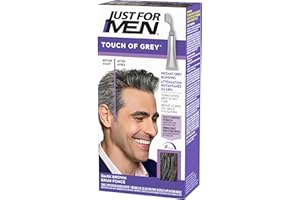 Just For Men Touch of Gray, Hair Color for Men with Comb Applicator for Easy Application, Great for a Salt and Pepper Look - 
