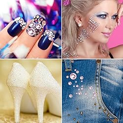 Jollin Glue Fix Crystal Flatback Rhinestones Glass