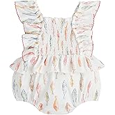 Mud Pie baby-girls Mud Pie Children's Girl Fish Smocked Bubble