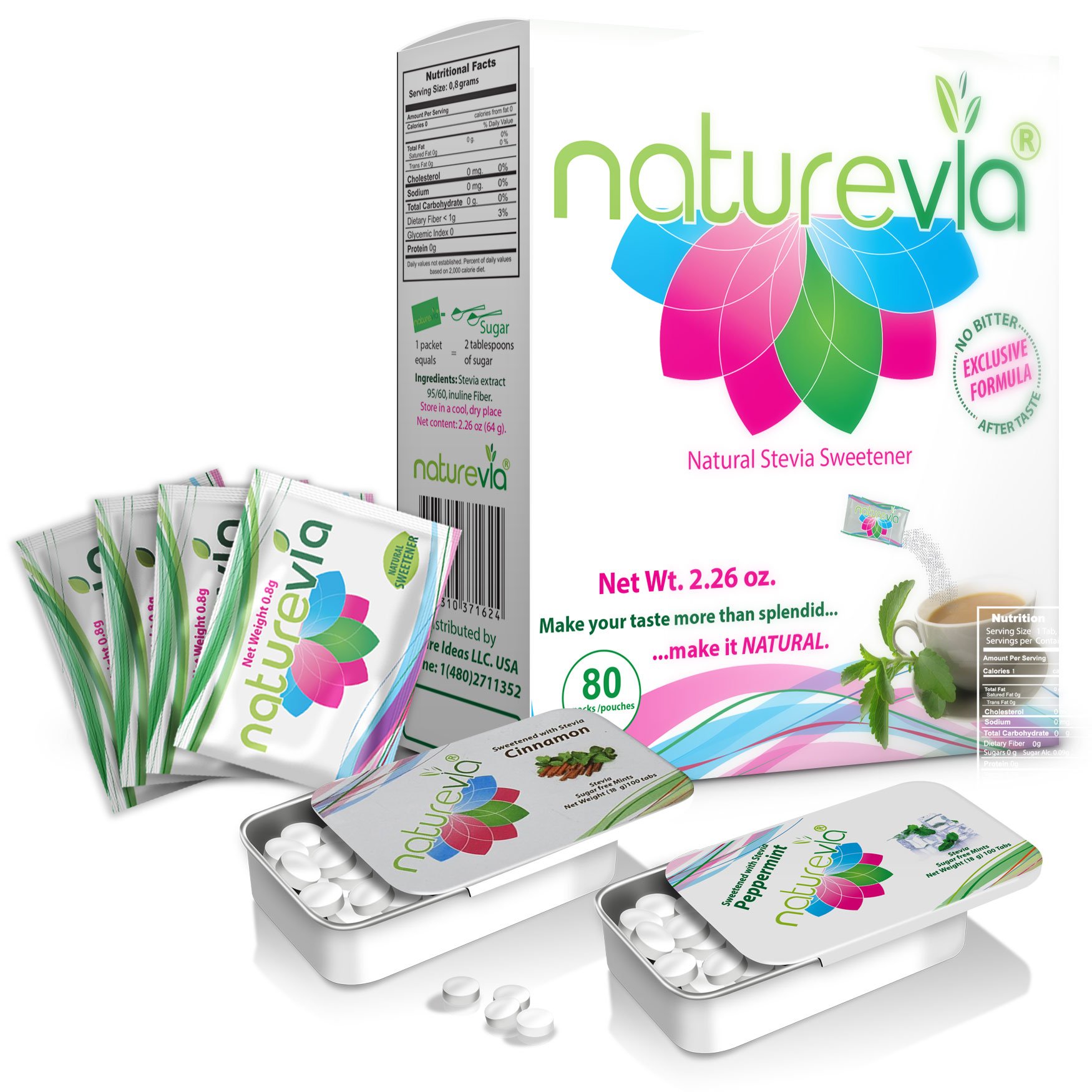 Stevia Naturevia Prebiotic Sweeteener Natural Sweetener with Inulin