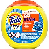 Tide Simply Pods + Oxi Laundry Detergent Soap Pods, Refreshing Breeze, 55 Count, 30 ounces