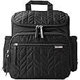 Skip Hop Diaper Bag Backpack: Forma, Multi-Function Baby Travel Bag with Changing Pad & Stroller Attachment, Jet Black