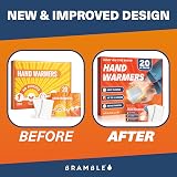 Bramble Hand Warmers 20 Pairs 40 Warmers Air Activated Odour Free Up to 10 Hours view 8