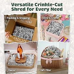 CrinklePak 1LB USA Made White Crinkle Paper Filler