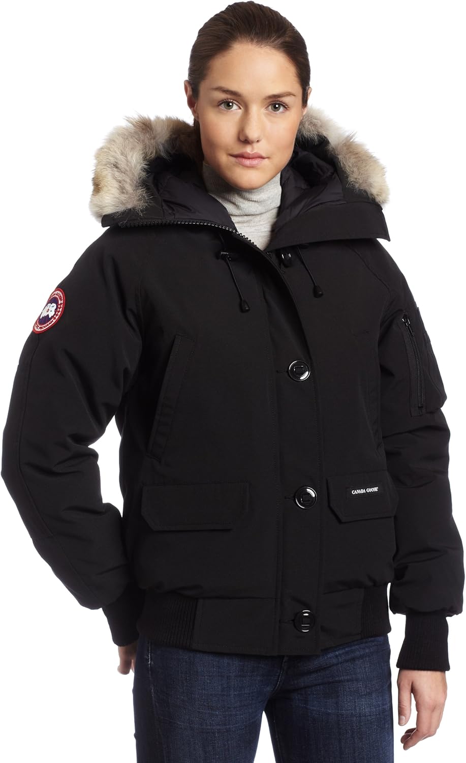 canada goose chilliwack bomber women's black