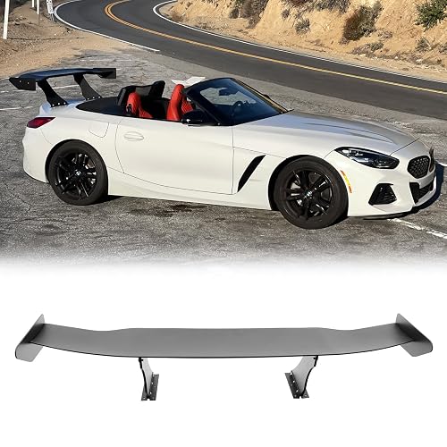 FREEMOTOR802® Universal Fitment GT Trunk Spoiler, Unpainted Black 61 ...