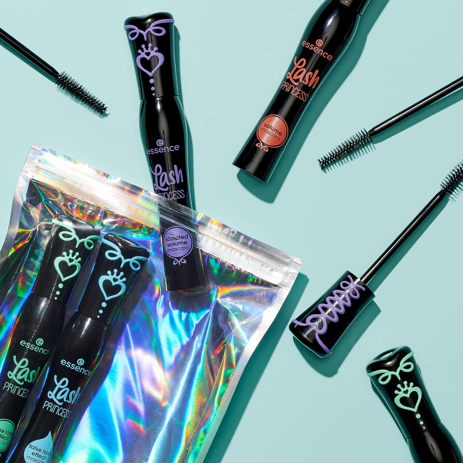 essence | Lash Princess False Lash Effect Mascara | Gluten & Cruelty Free | Black (MIXED 4-Pack) : Beauty